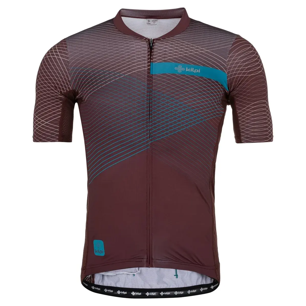 Heren fietsshirt Kilpi Nerito M donkerrood