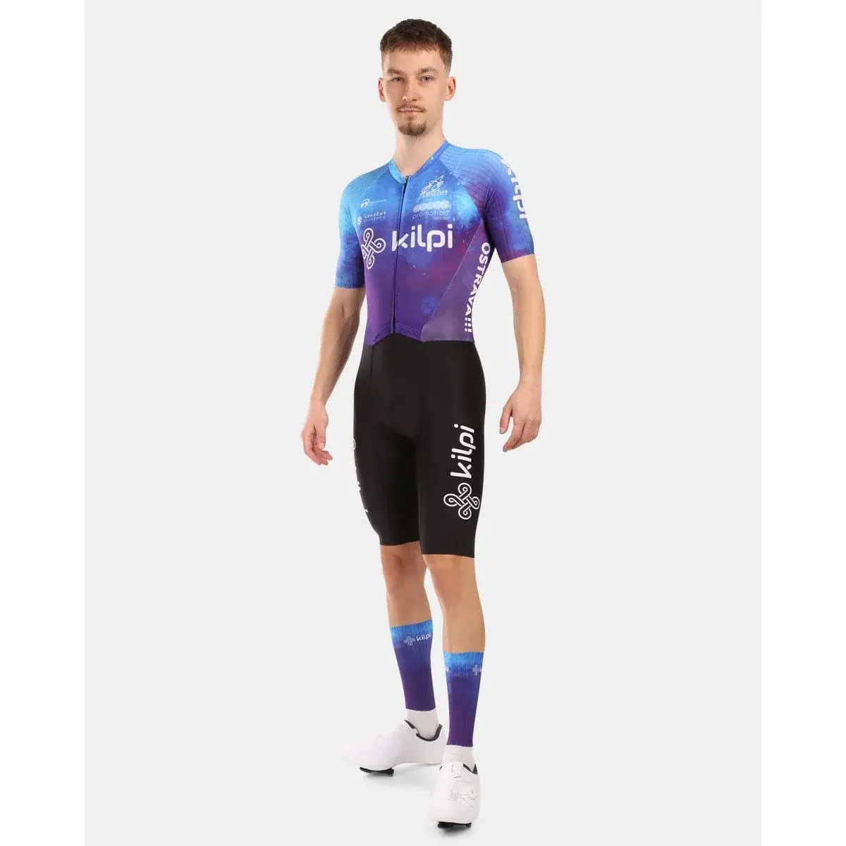 Kilpi Heren fietsshirt Kilpi AURORA-M blauw