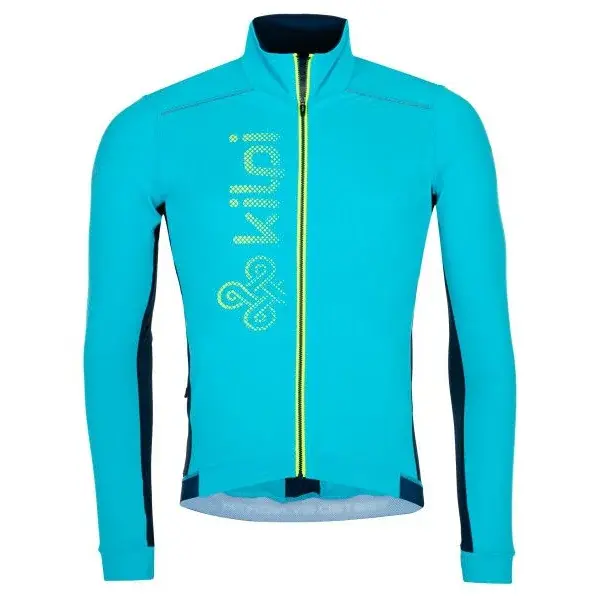 Heren fietsshirt met lange mouwen Kilpi CAMPOS-M blauw