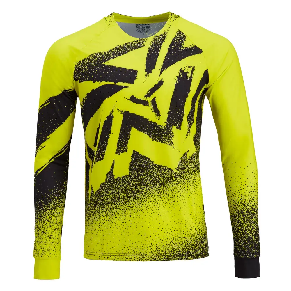 Heren fietsshirt Silvini Cortino neon-black