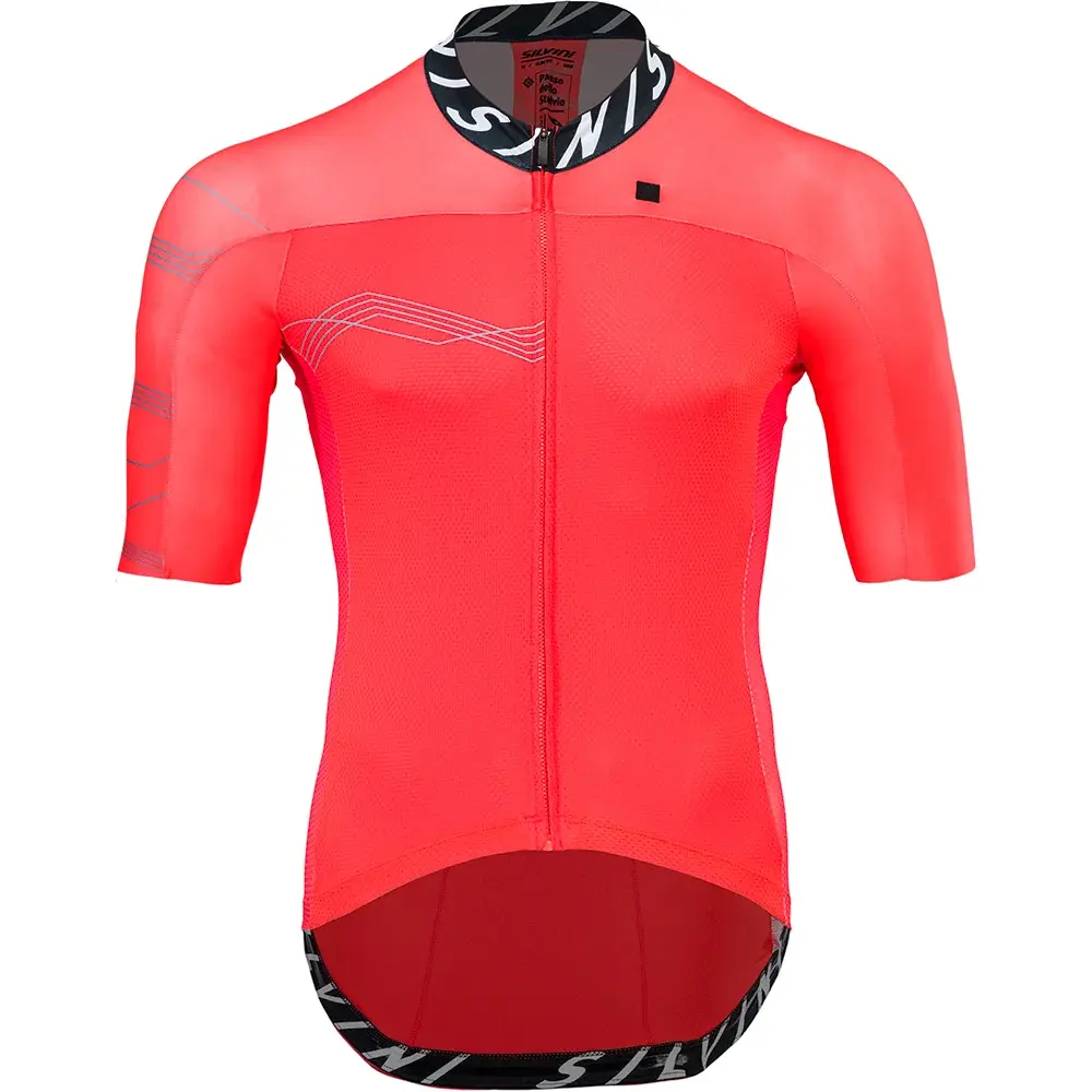 Heren fietsshirt Silvini Stelvio Ruby black
