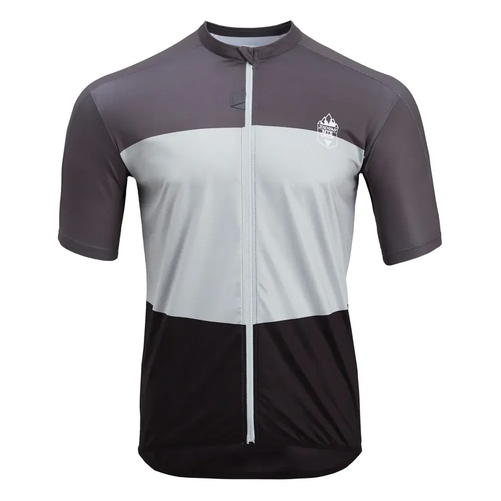 Heren fietsshirt Silvini Turano Pro Cloud black
