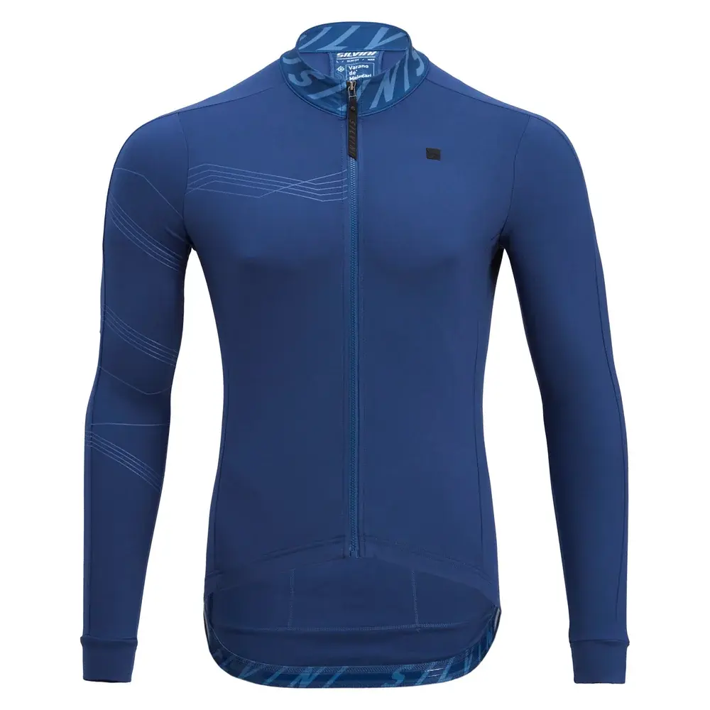 Heren fietsshirt Silvini Varano Navy blue