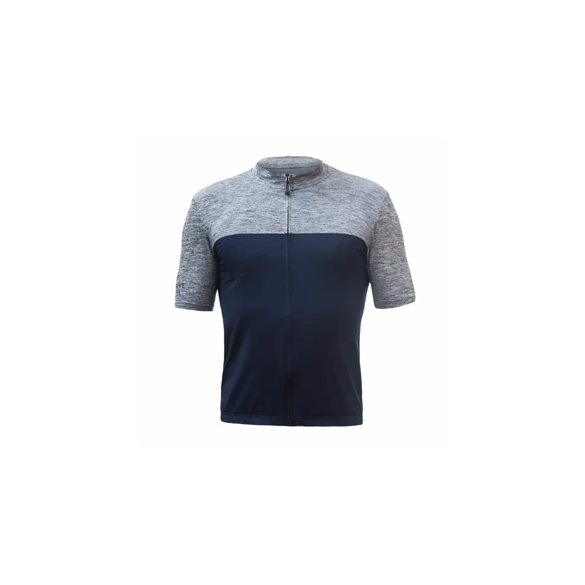 Heren sportshirt Sensor Cyklo Motion celozip deep blue/grijs