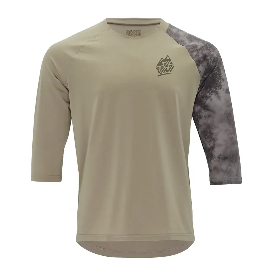 Heren sportshirt Silvini Brunello cream-brown
