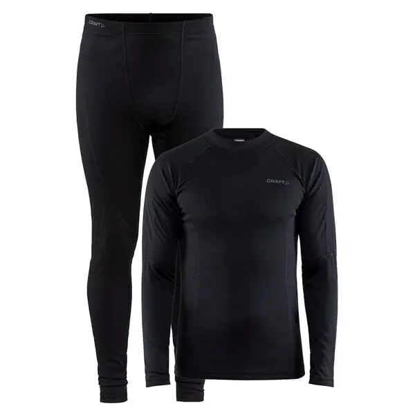 Craft Heren functionele set Craft CORE Warm Baselayer zwart
