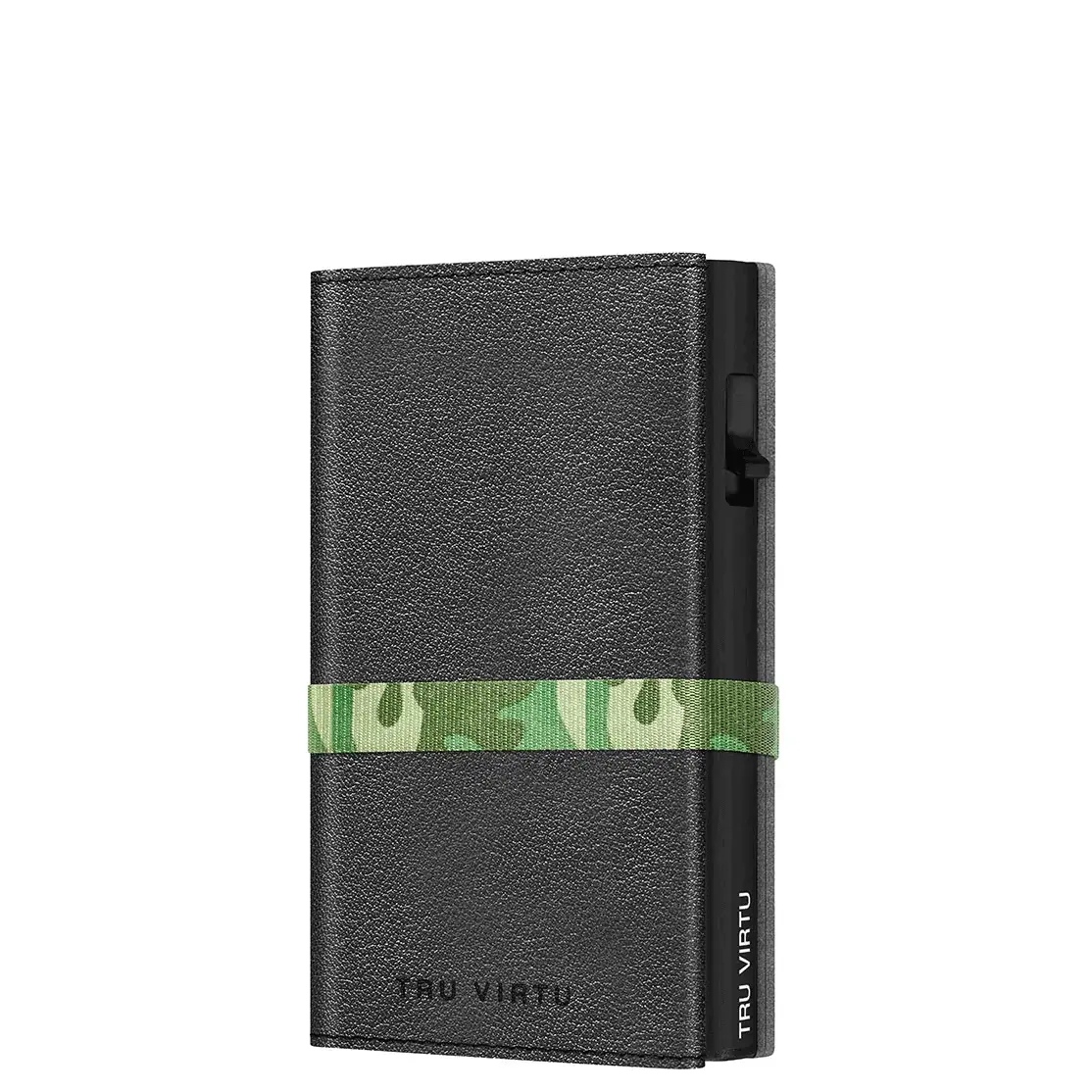 Tru Virtu Portemonnee Tru Virtu Click & Slide Strap Cross leer Nappa zwart