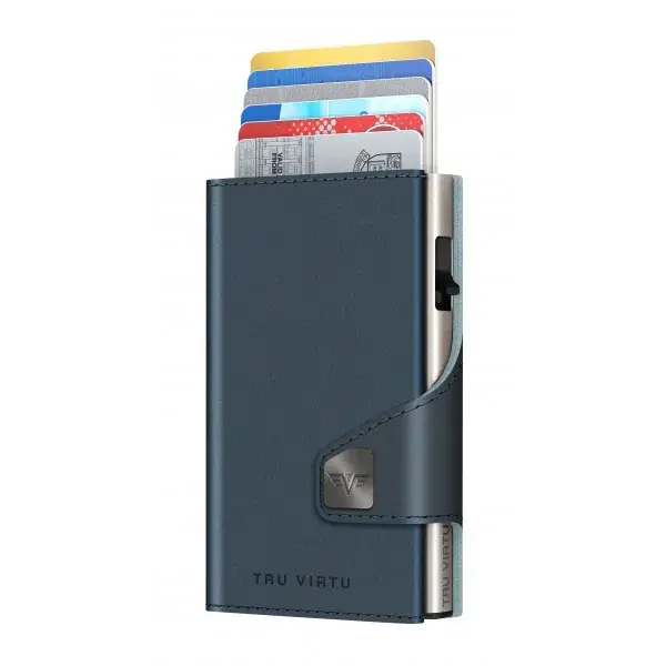 Tru Virtu Portemonnee Tru Virtu Click & Slide vegan Bio Apple zwart