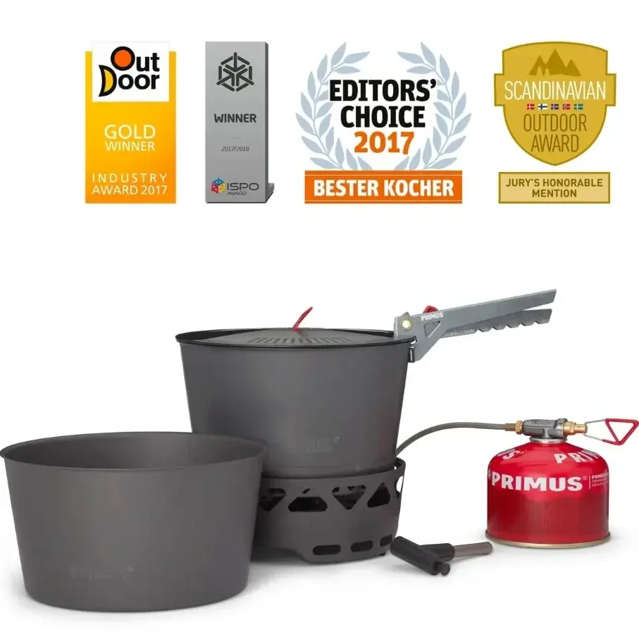 PRIMUS Gasbrander PRIMUS PrimeTech Stove Set II grijs 2,3L