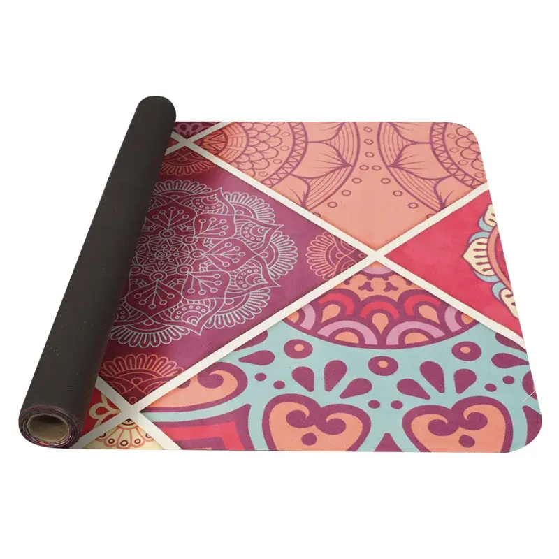Yate Yogamat Yate Yoga Mat 1850x680x1 mm patroon A roze