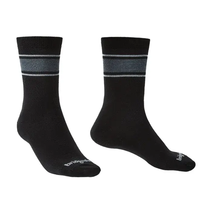 Bridgedale Sokken Bridgedale Everyday Ultra Light Merino Performance Boot black/light grey/035