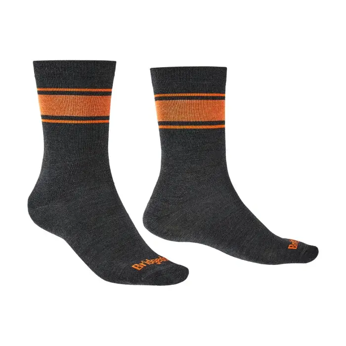 Sokken Bridgedale Everyday Ultra Light Merino Performance Boot graphite/841