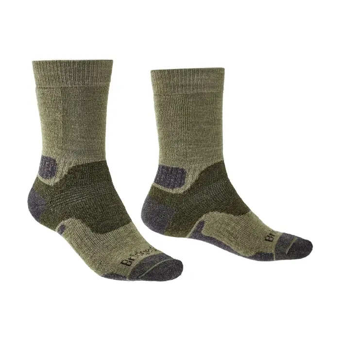 Sokken Bridgedale Hike Midweight Boot Merino Performance green/736