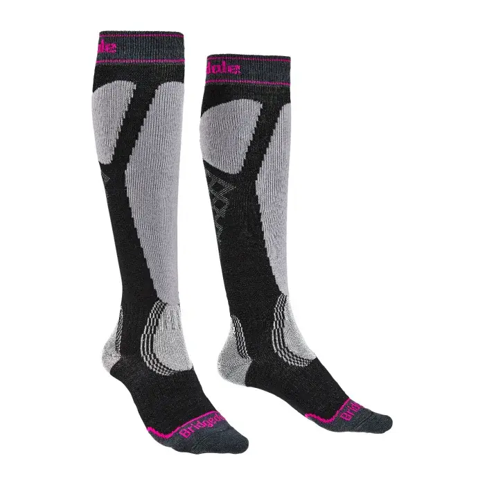 Sokken Bridgedale Ski Easy On Women's graphite/purple/134