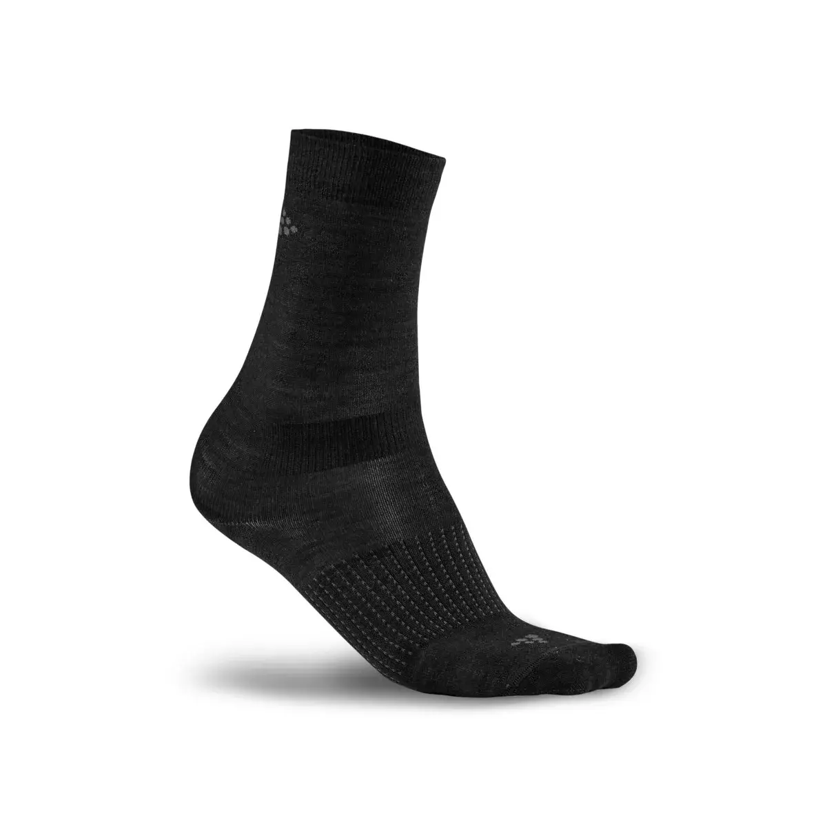 Craft Middelwarme hogere sokken Craft Wool Liner Warm 2-pack zwart
