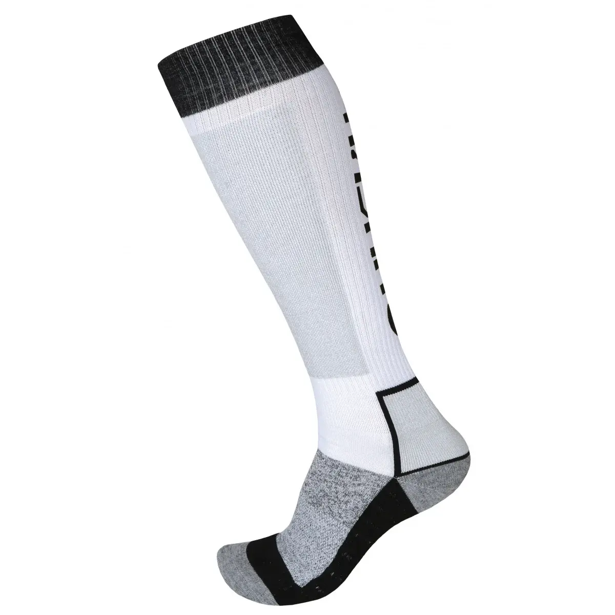 Universele skisokken Husky Snow Wool wit/zwart