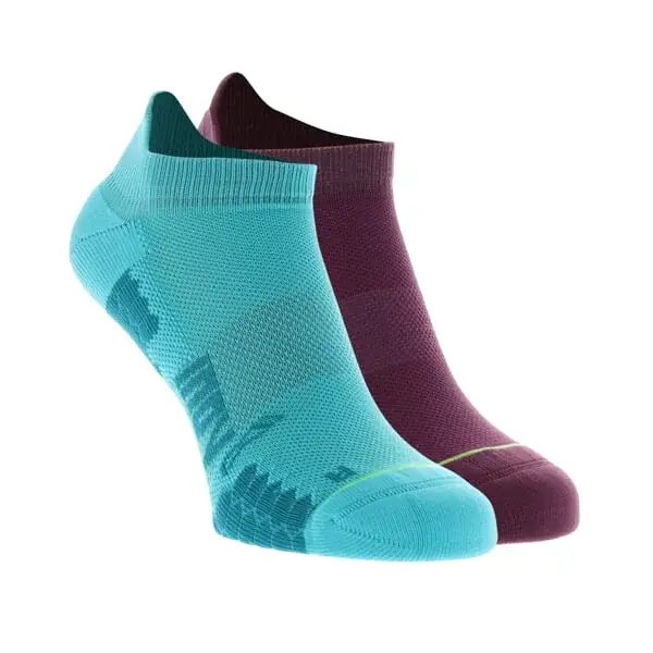 Inov8 Trailsokken Inov8 Trailfly Sock Low teal/purple