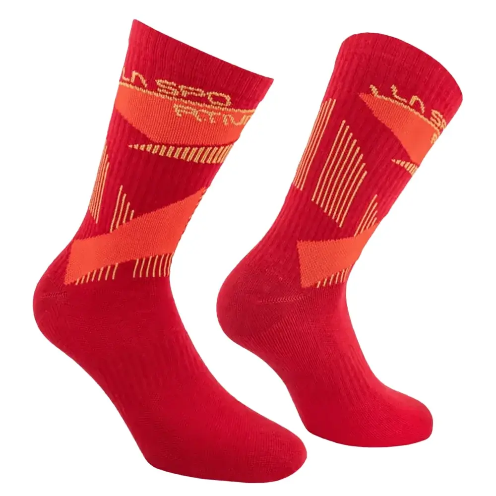 Sokken La Sportiva Outdoor Fun Socks Redwood/Mountain Red