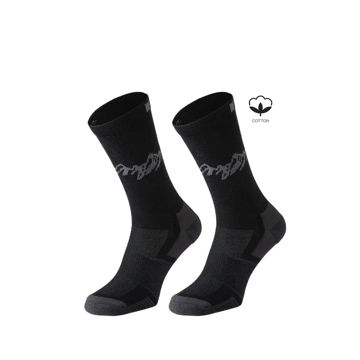 R2 Sokken R2 Hike 2Pack zwart, grijs