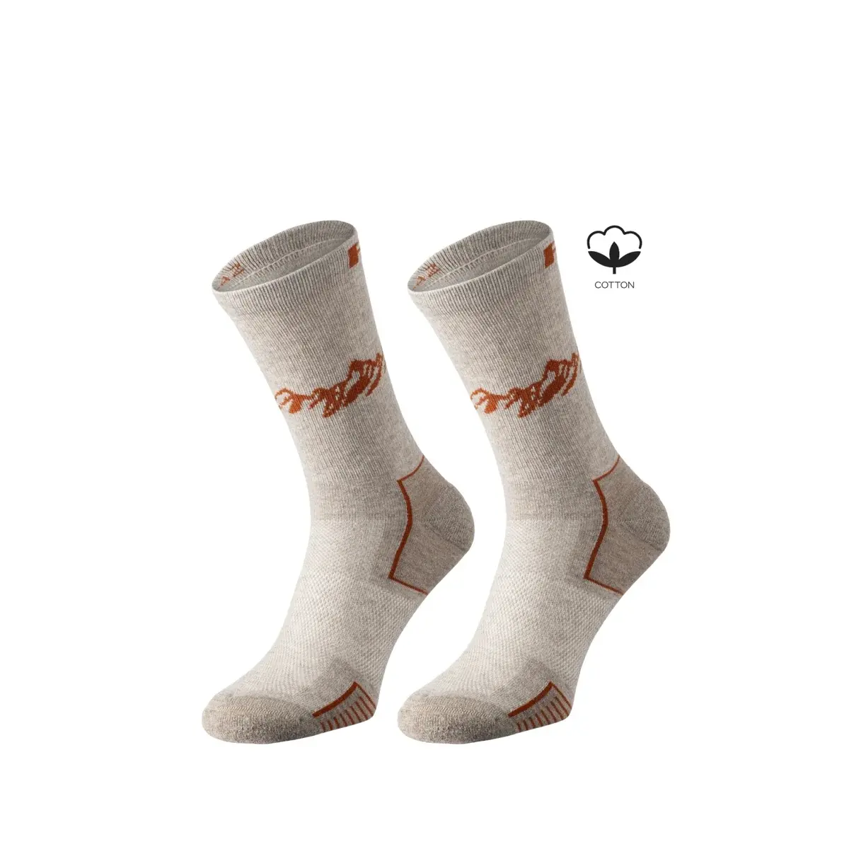 Sokken R2 Hike 2Pack bruin, roestbruin