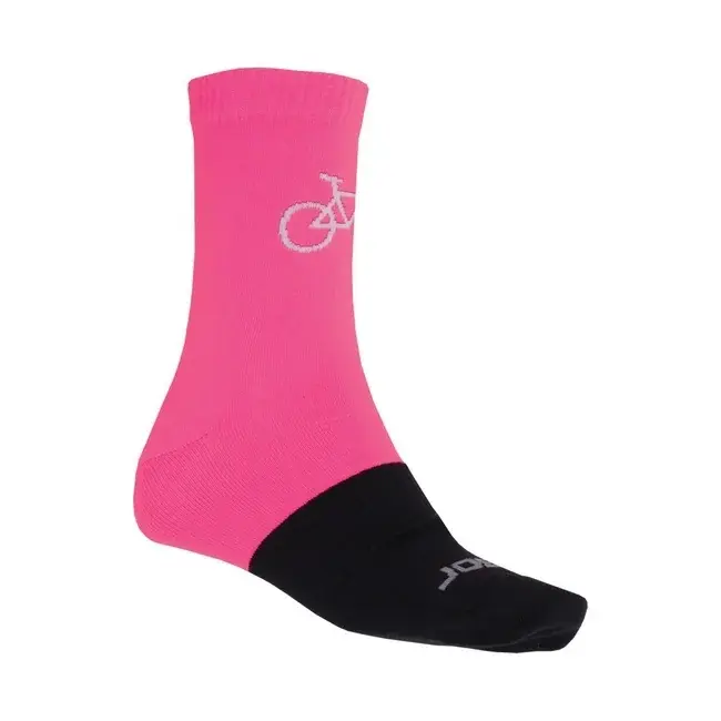 Sokken Sensor Tour Merino Wool roze/zwart