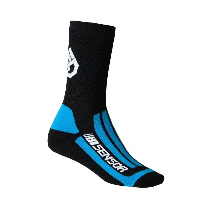 Sensor Sokken Sensor Treking Merino zwart/blauw
