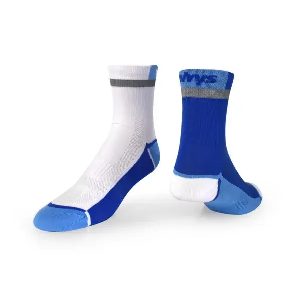Vavrys Sokken Vavrys Trek Cyklo 2-pack blauw-wit