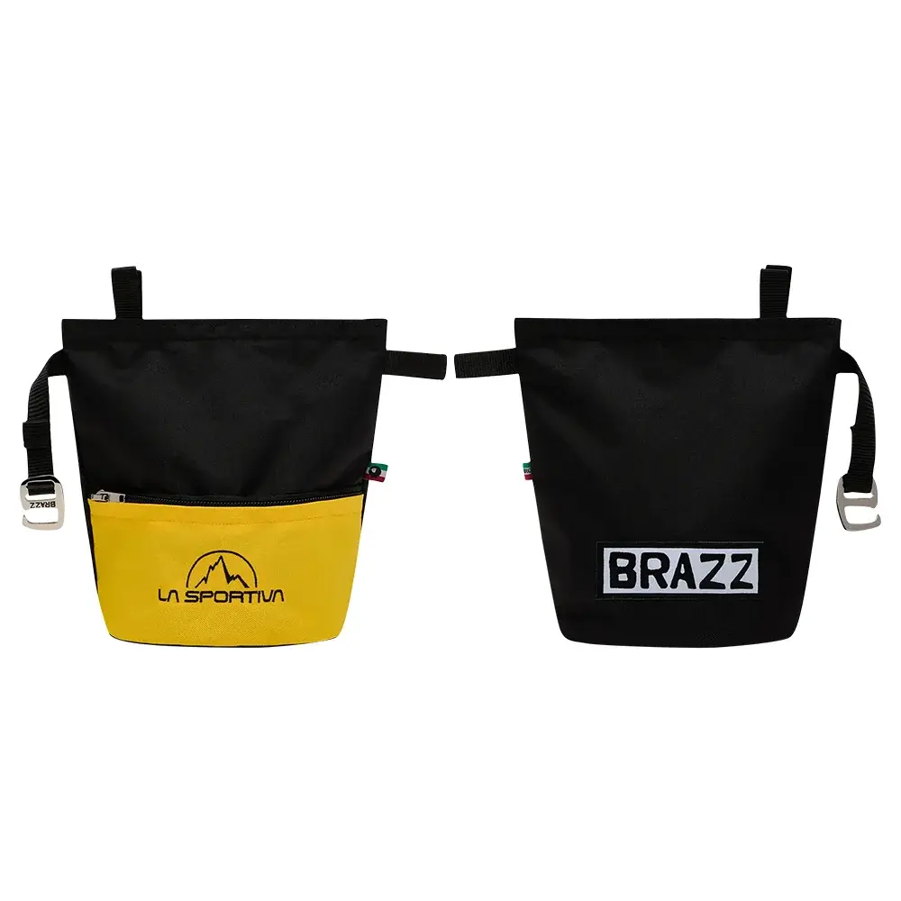 La Sportiva Pofzak La Sportiva Leftover Chalk Bag black/yellow