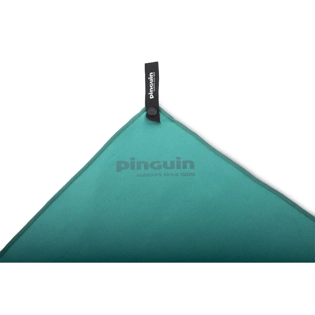 Pinguin Sneldrogende handdoek Pinguin Micro Towel Logo petrol