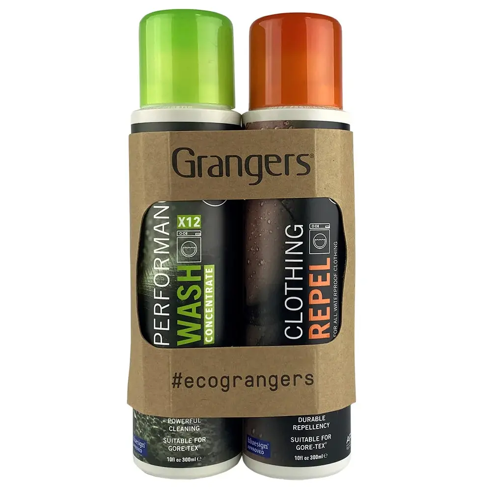 Grangers Reinigingsset Grangers Performance Wash + Clothing Repel 300 ml x 2