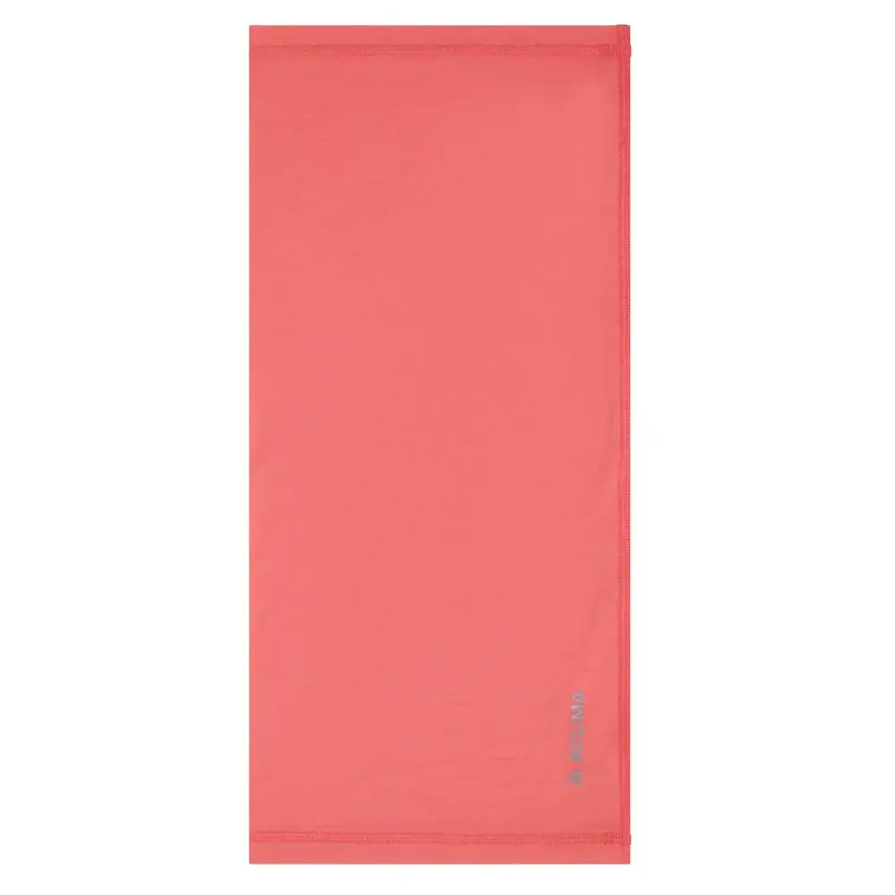 Aclima Nekwarmer Aclima LightWool Headover sun kissed coral