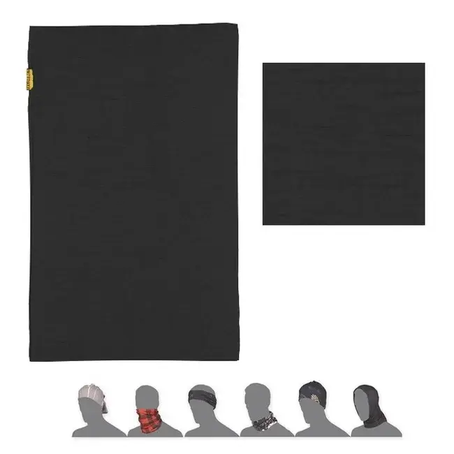 Sensor Nekwarmer Sensor Tube Merino Wool zwart