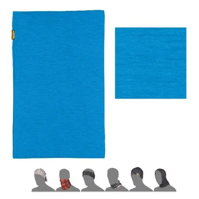 Sensor Nekwarmer Sensor Tube Merino Wool blauw