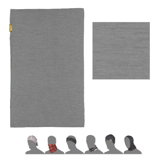 Sensor Nekwarmer Sensor Tube Merino Wool grijs