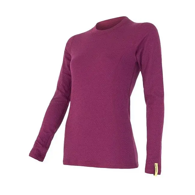 Sensor Dames functioneel shirt met lange mouwen Sensor Merino DF lilla