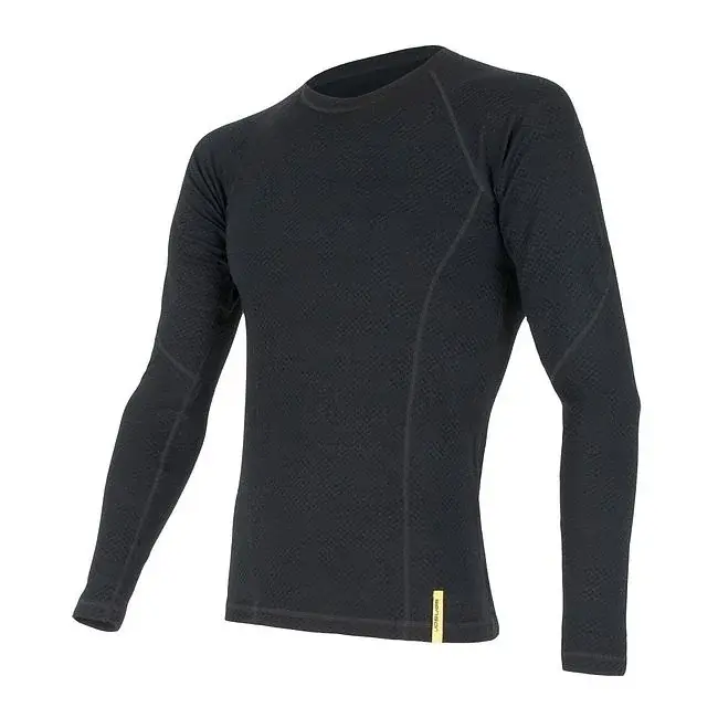 Sensor Herenshirt Sensor Merino DF lange mouwen zwart