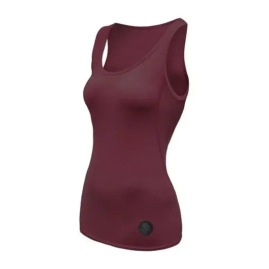 Sensor Damesshirt Sensor Merino Air mouwloos port red