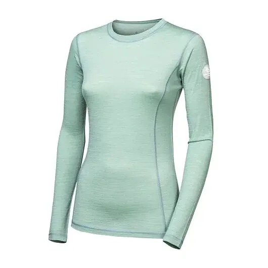 Sensor Dames shirt met lange mouwen Sensor Merino Air basil green