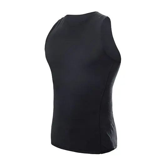 Sensor Herenshirt Sensor Merino Air mouwloos zwart