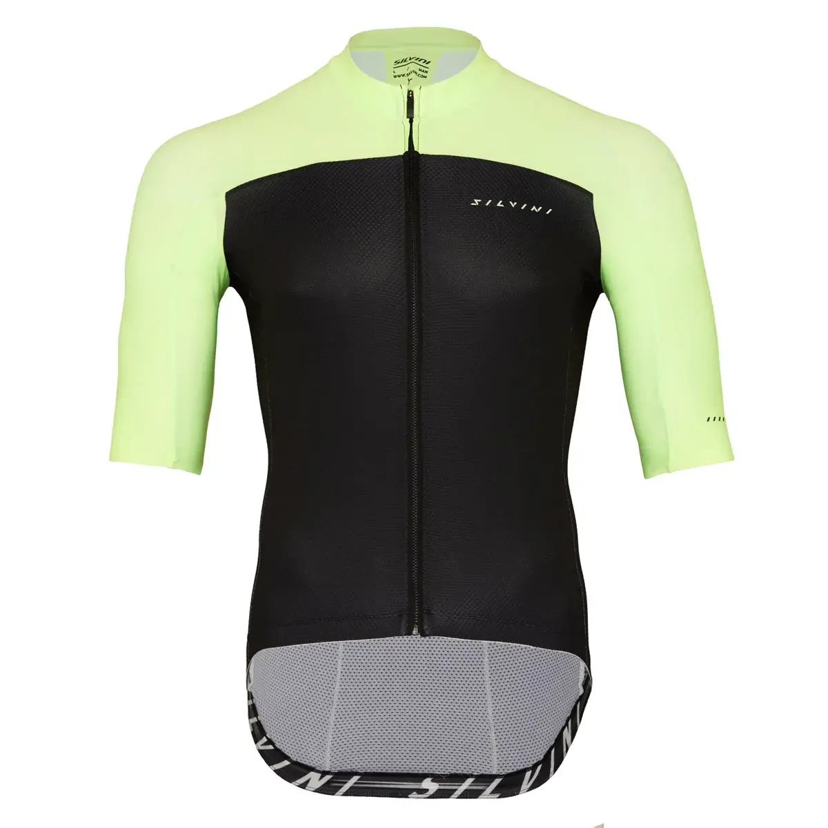 Heren sportshirt Silvini MD1604 Stelvio green-grey