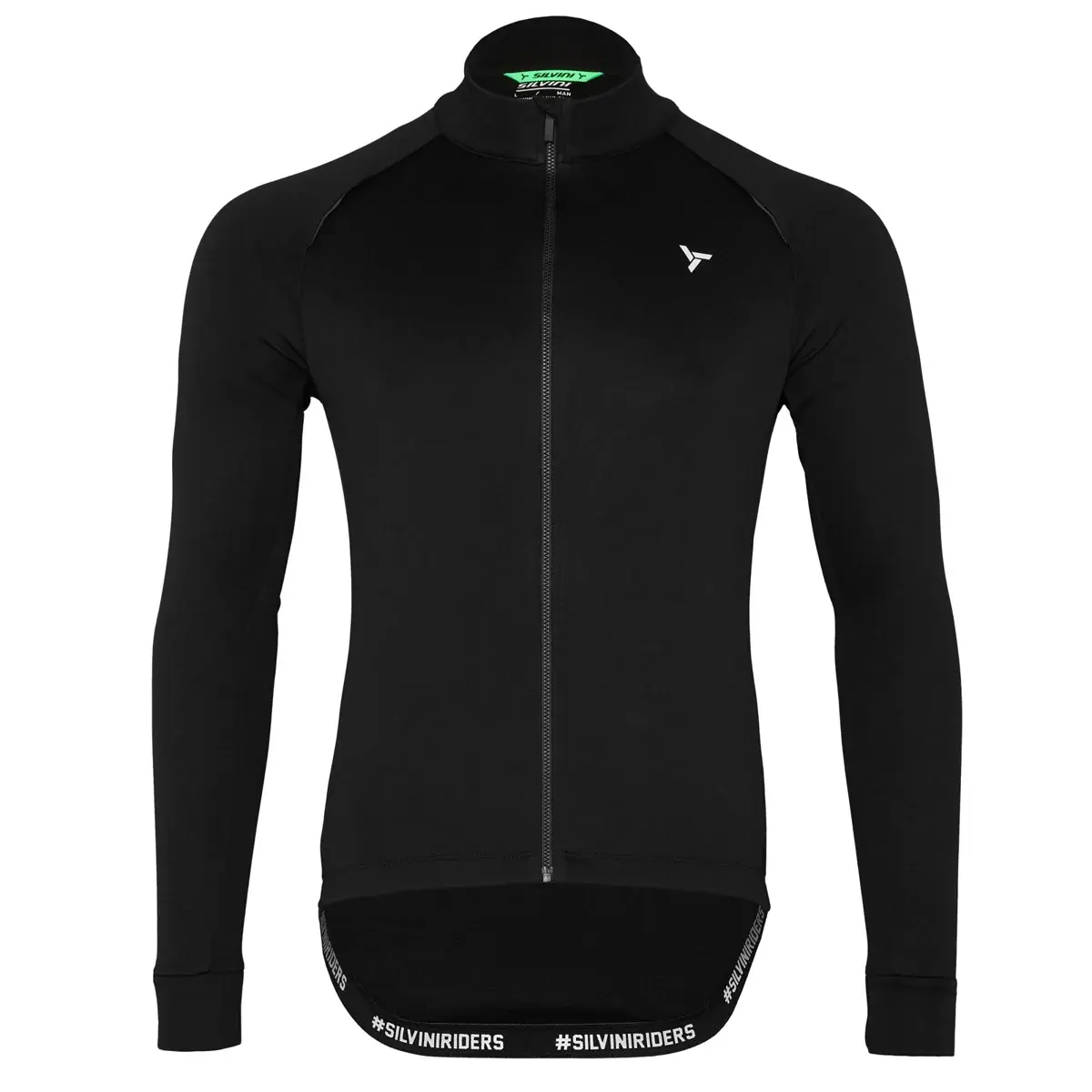 Silvini Heren sportshirt Silvini MD2207 Leverono black-cloud