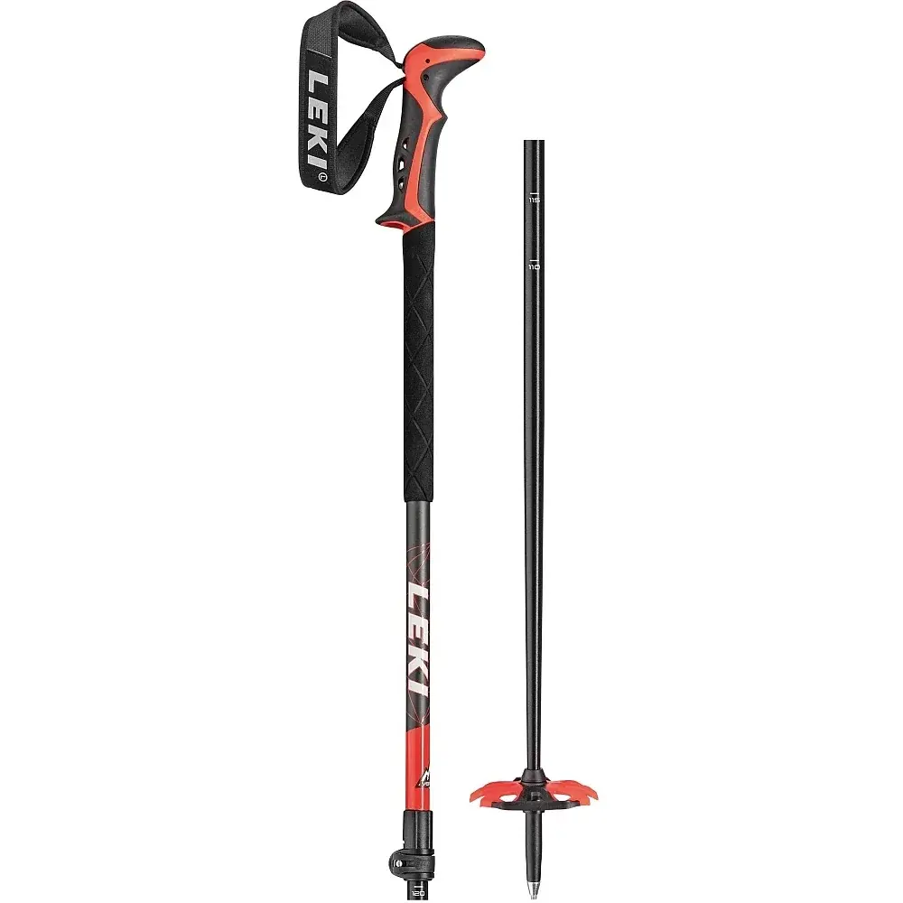 Leki Toerskistokken Leki Haute Route 2 dark anthracite-dark red-black 110-150cm