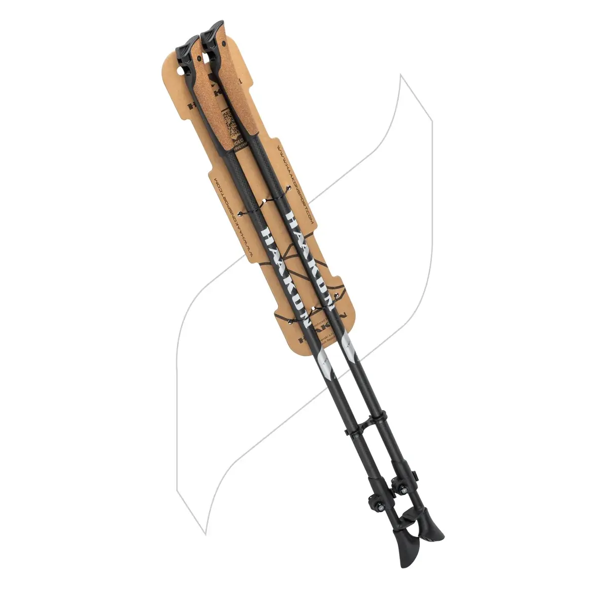 Vouwstokken HAAKON Telescopic silver