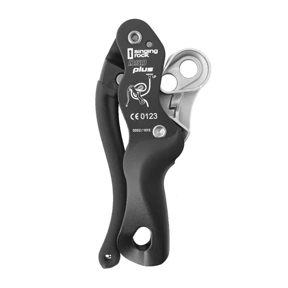 Singing Rock Abseilapparaat Singing Rock DOUBLE STOP PLUS zwart