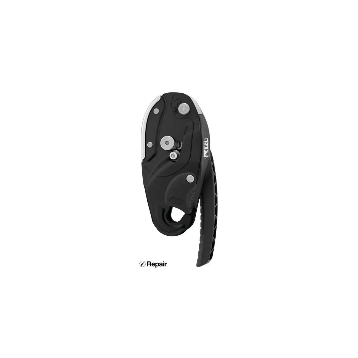 Petzl Abseilapparaat Petzl Rig Repairable zwart
