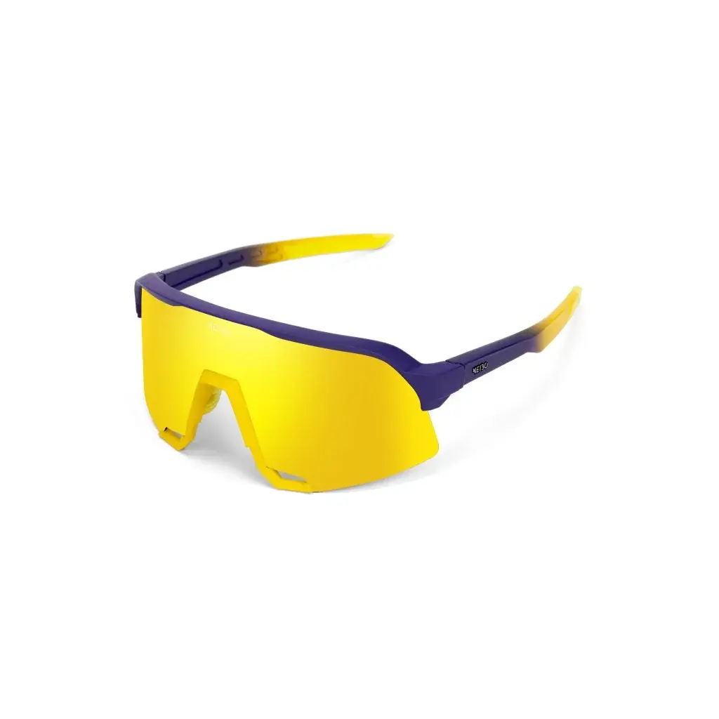 NEIBO Sportbril NEIBO Hawk Purple,yellow/gold
