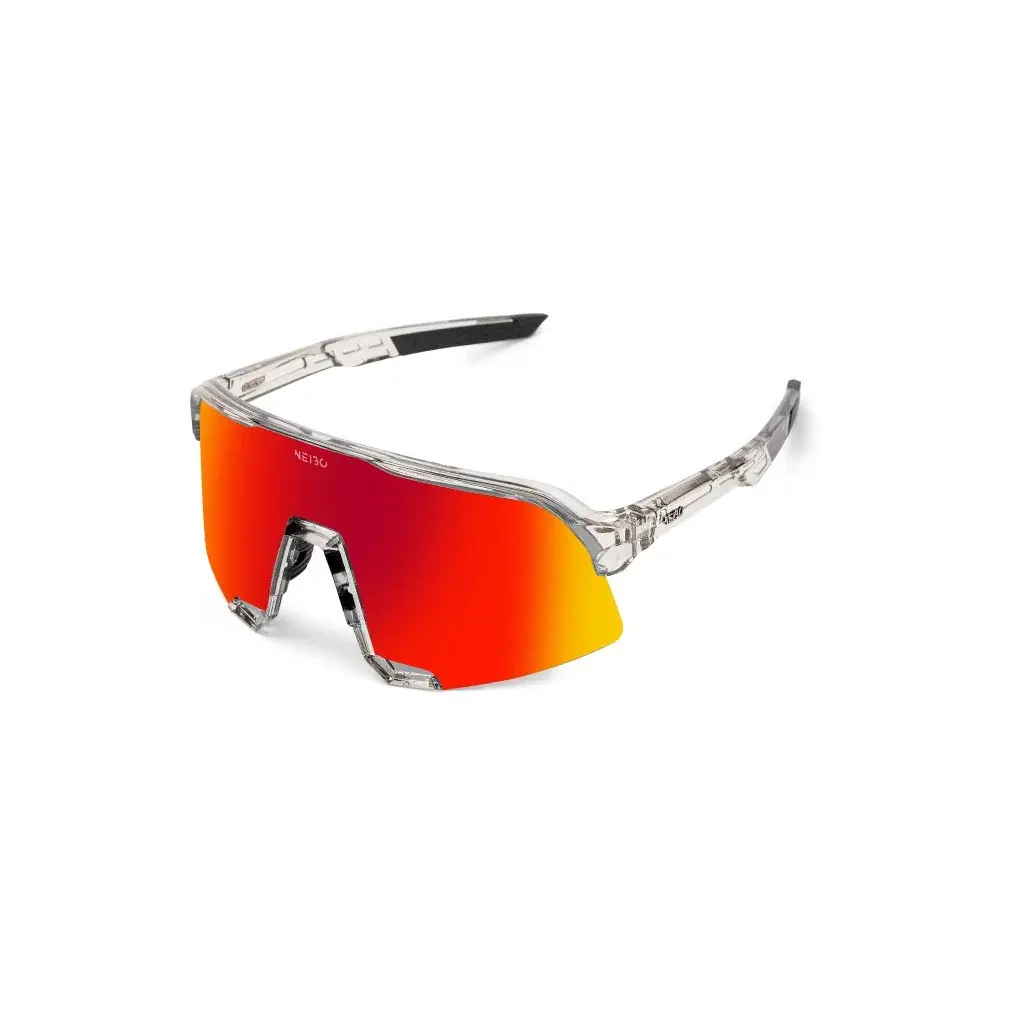 NEIBO Sportbril NEIBO Hawk Transparent grey/ fire orange