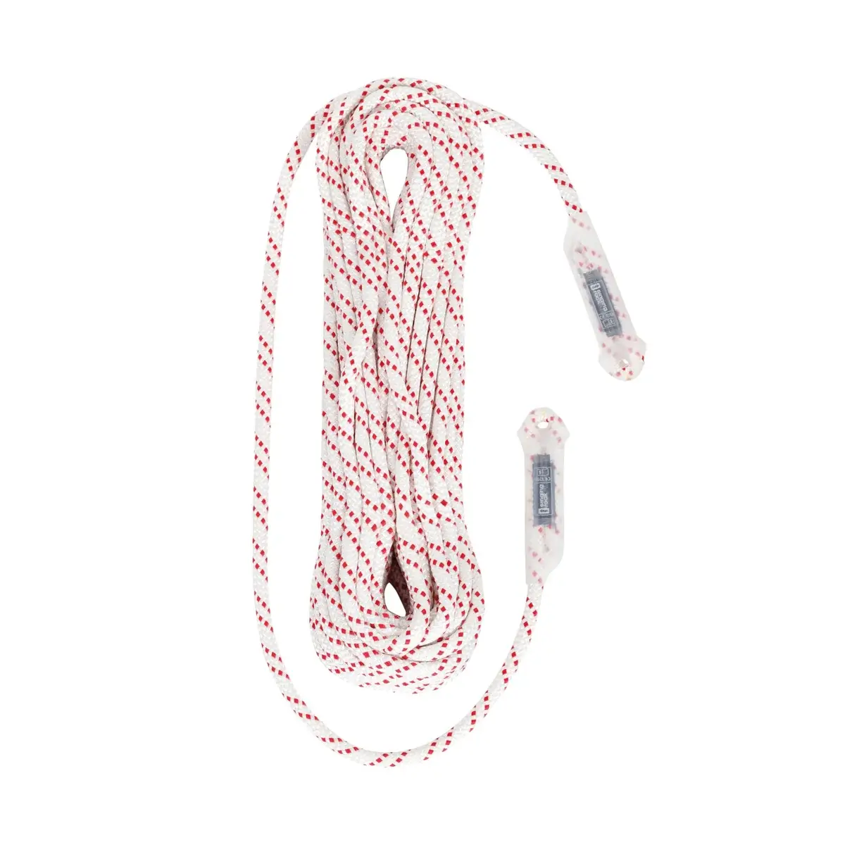 Singing Rock Statisch touw met twee lussen Singing Rock Static 10,5mm 2-eyes wit