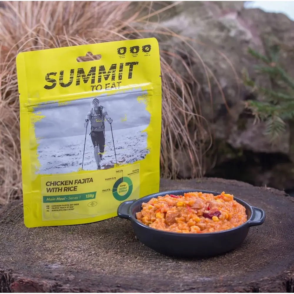 Kip fajita met rijst Summit To Eat
