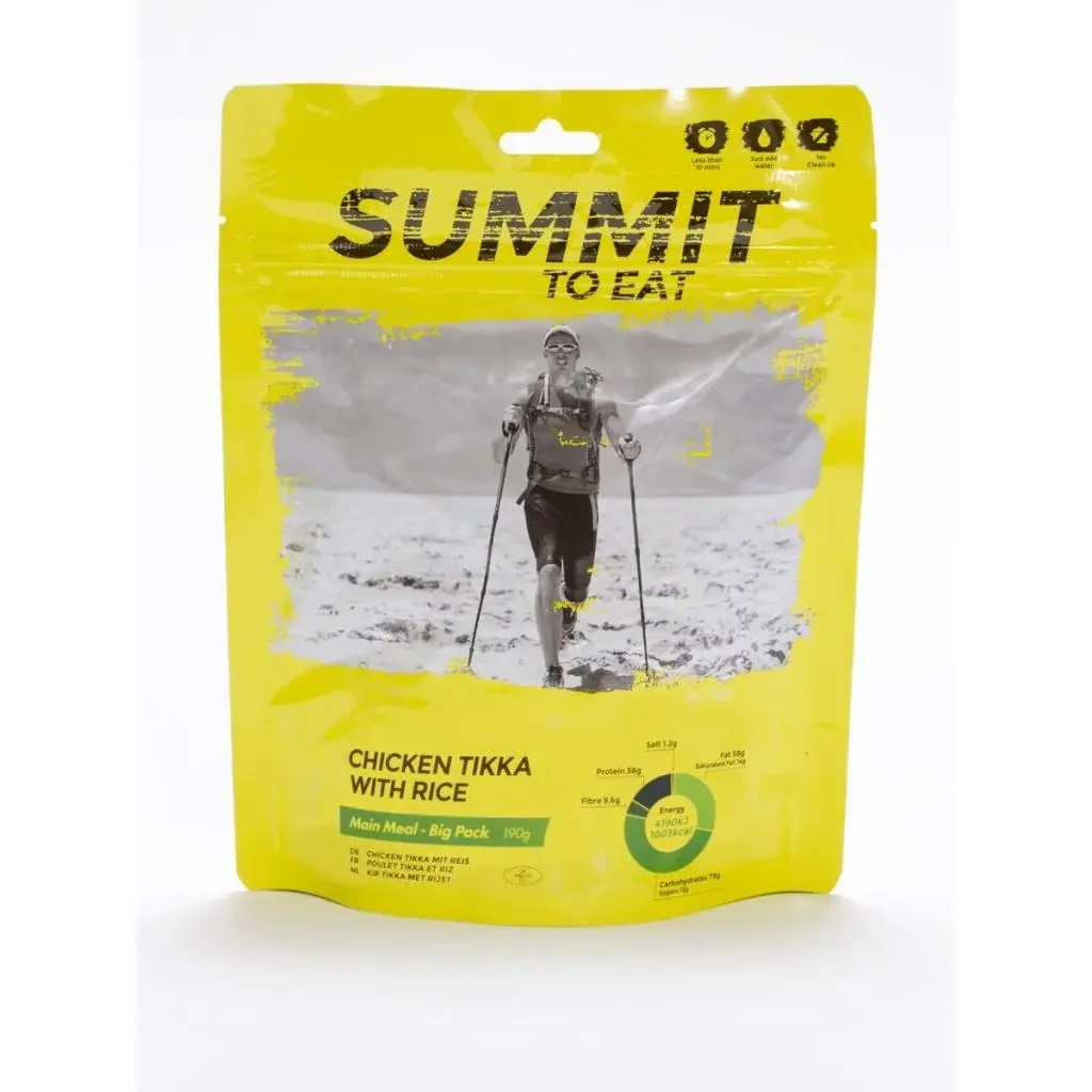 Summit To Eat Kip tikka met rijst Summit To Eat 190g